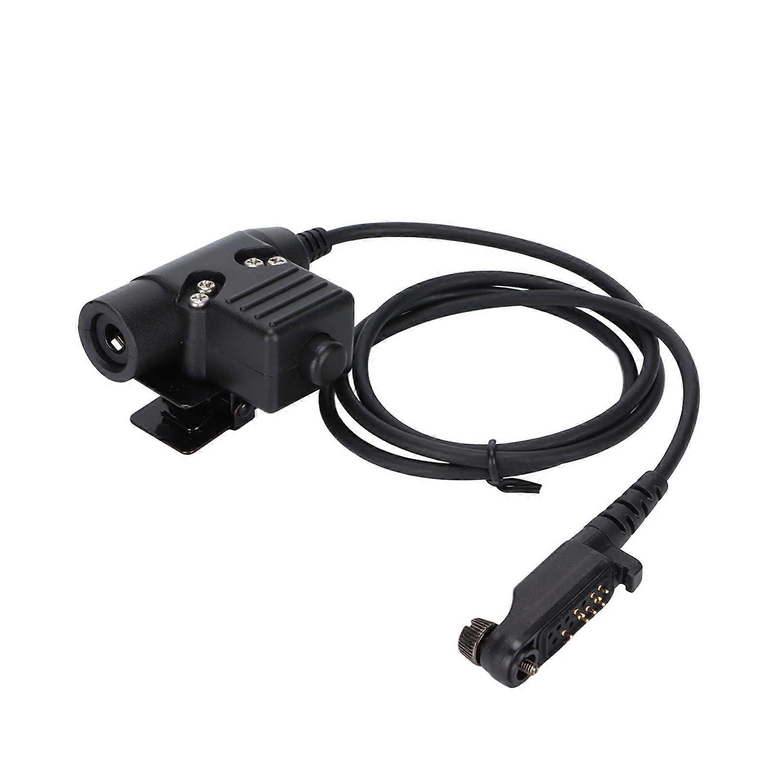 U94 PTT Military Adapter for Hytera PD600 PD602 PD605 PD662 PD665 PD680 PD682 PD685 X1p X1e