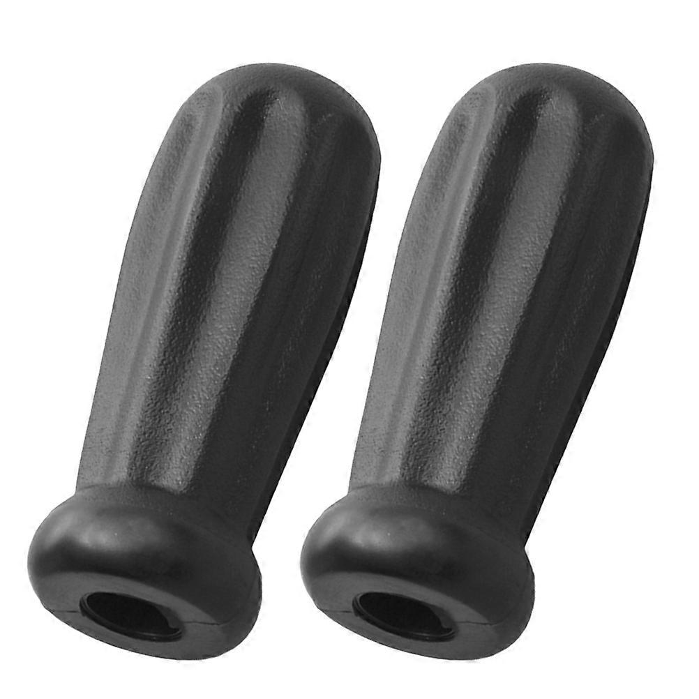 Black Plastic Foosball Handles for Table Football Grip Replacement 4Pcs