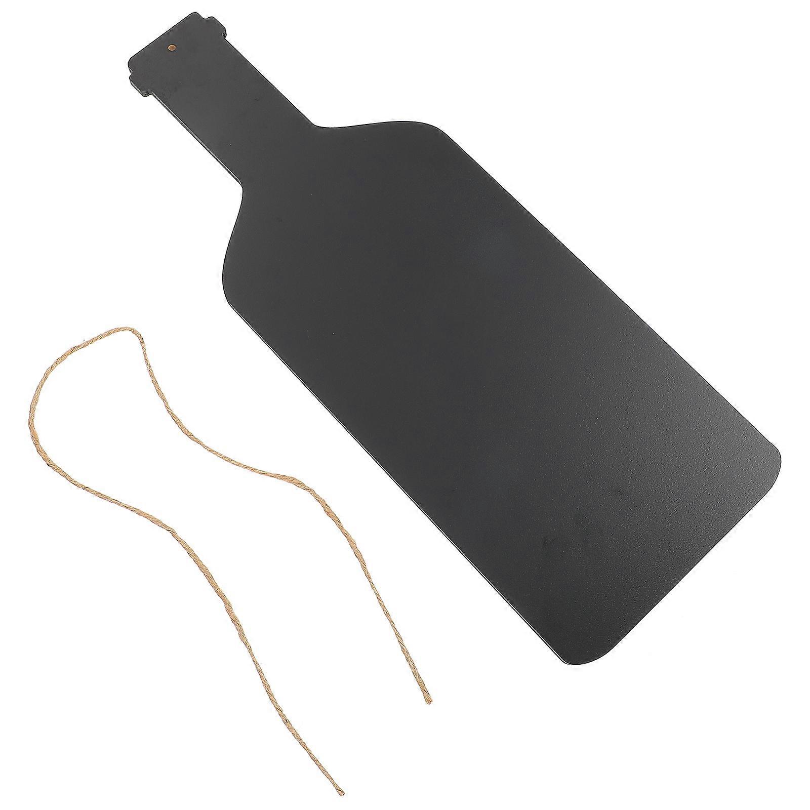 Display Message Boards Wooden Chalkboard for Writing Use 2Pcs Black