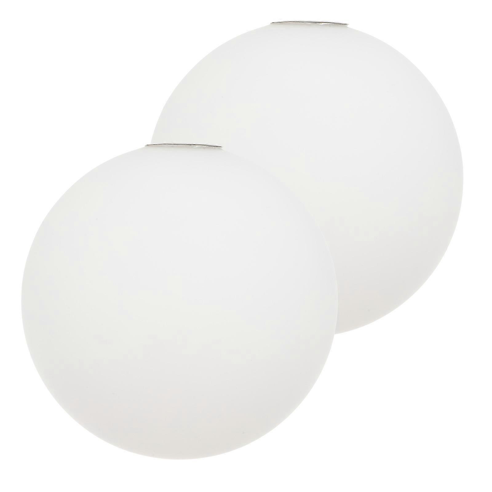 Glass Lamp Shade 8Pcs White Globe Replacement for Ceiling Lamps