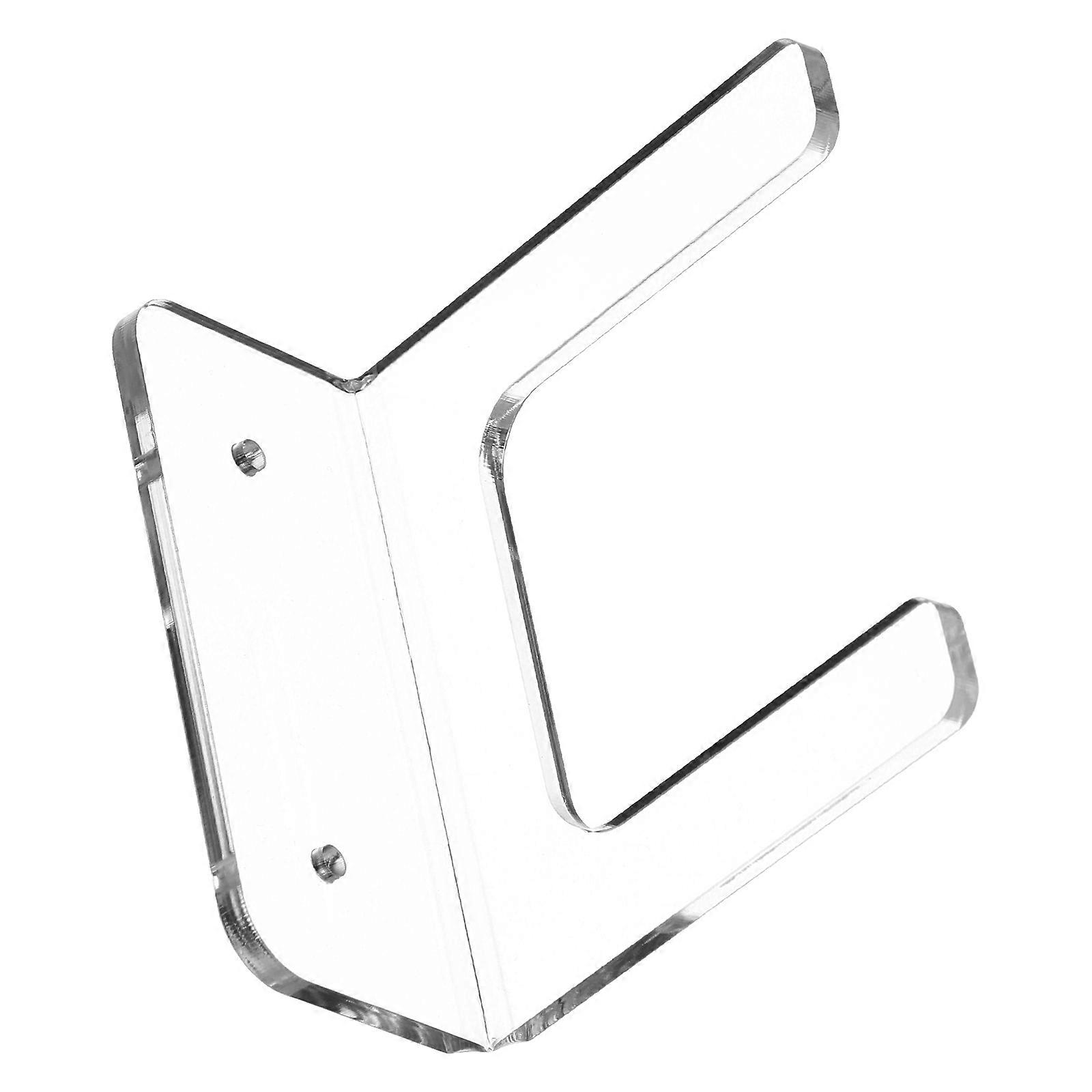 Guitar Hook 5 Sets Wall-mounted Acrylic Hanger For Guitar Violin Instruments Home Office Decoration Transparent Space-saving Display