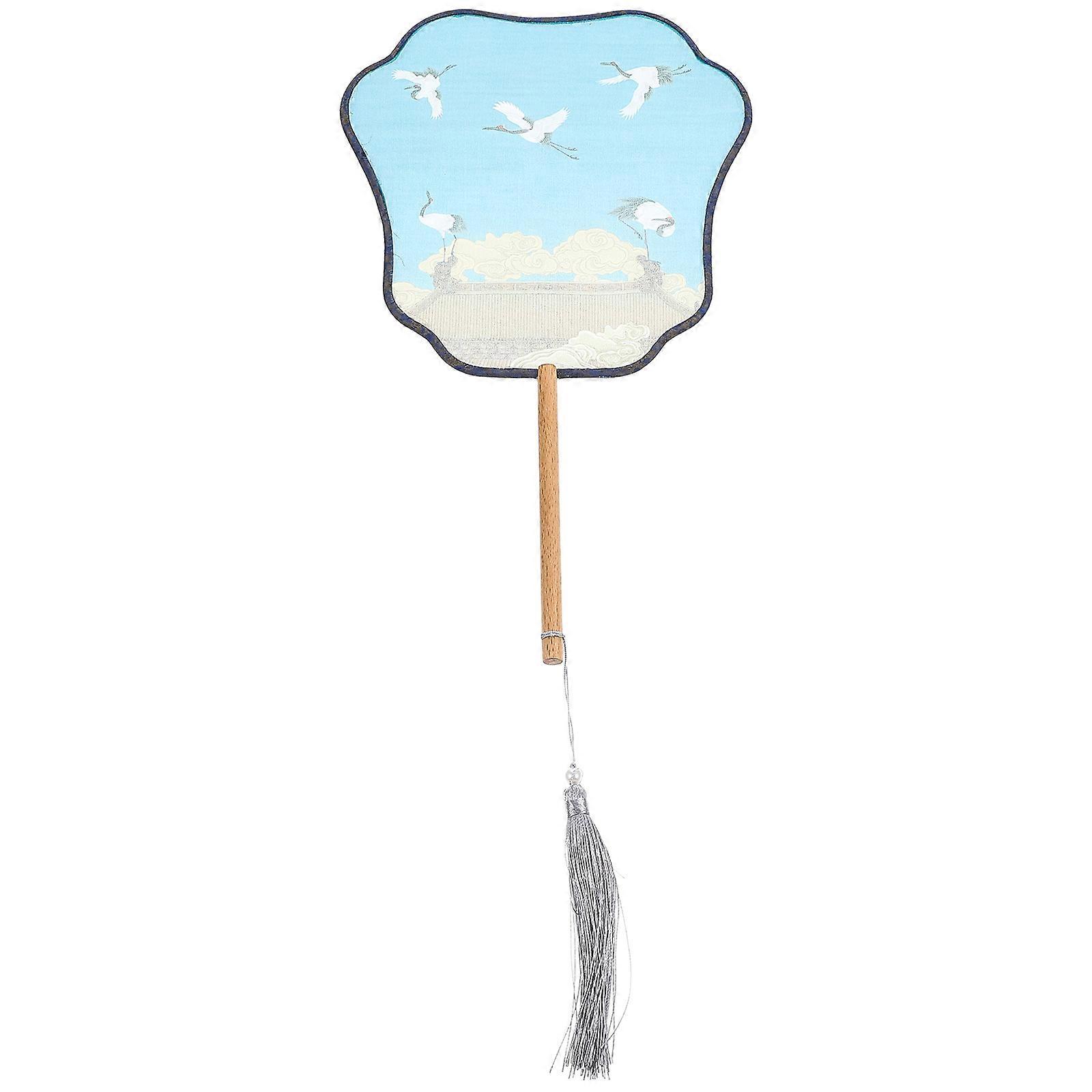 Chinese Style Hand Fan for Dance Performance 5Pcs Lightweight Antique Design