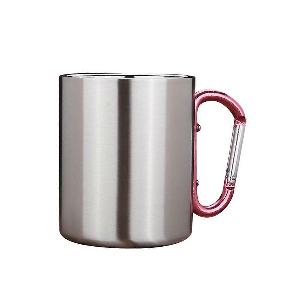 Thermal Coffee Cup 360mL Insulated Carabiner Handle High Temperature Resistance With 1Pcs