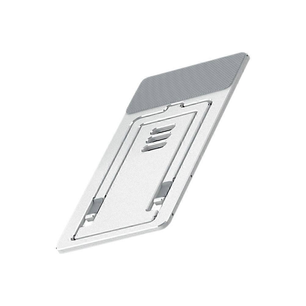 Adjustable Foldable Phone Holder For Smartphone And Tablet Users In Silver Suitable For Home Office And School Use 1 Piece