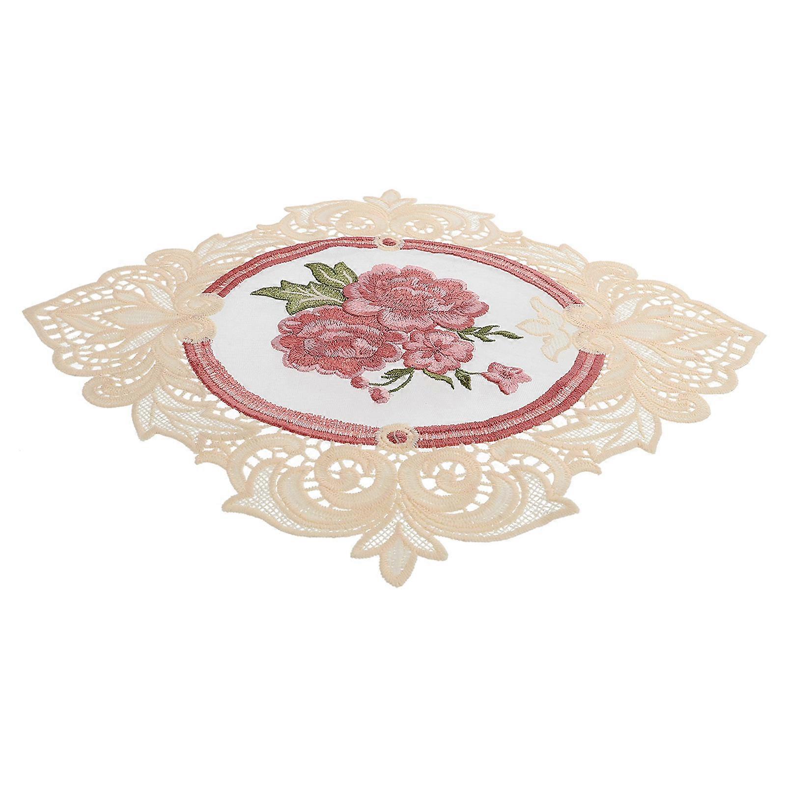 Decorative Lace Coaster Tableware Mat for Dining 3Pcs Set