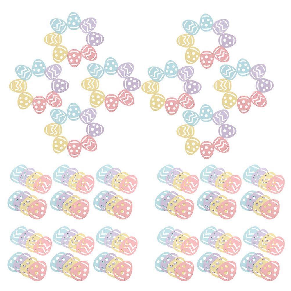 Assorted Color Easter Egg Confetti for Birthday Party 400Pcs