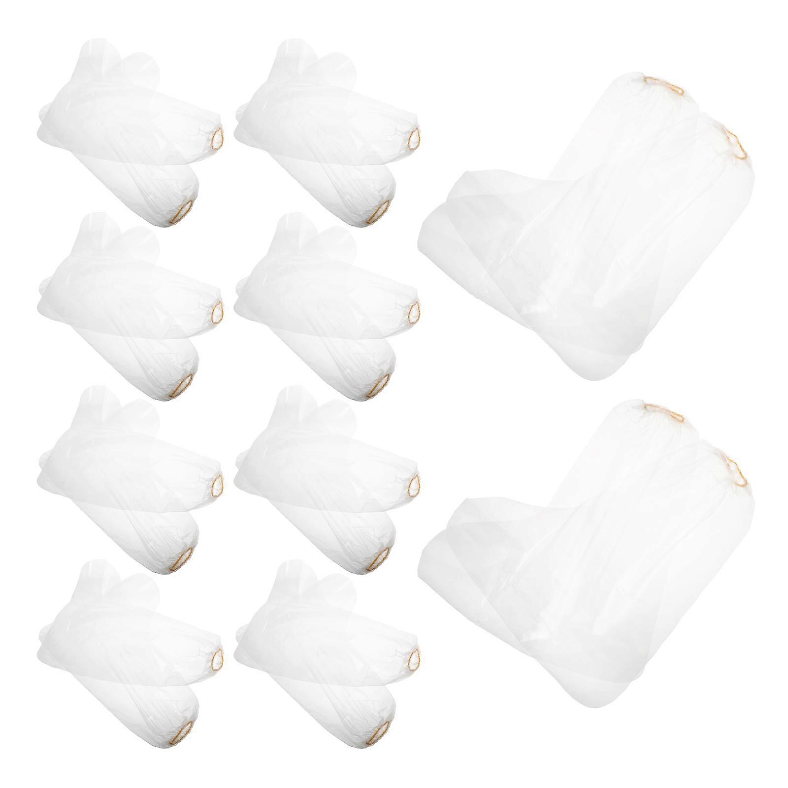 Plastic Waterproof Shoe Covers Disposable Rain Boot Covers for 20Pairs