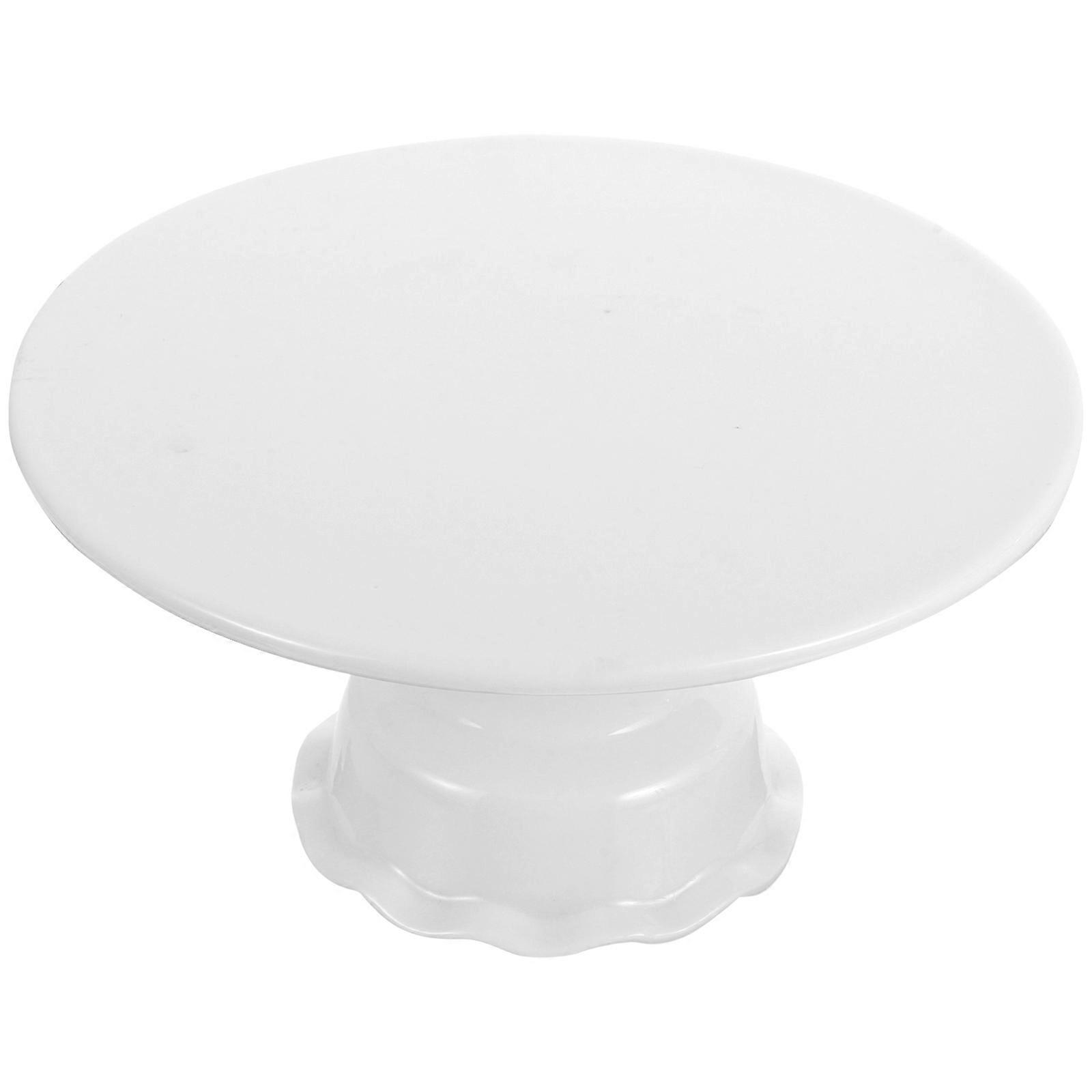 Ceramic Display Cake Stand for Party 3Pcs Grey High Base Holder