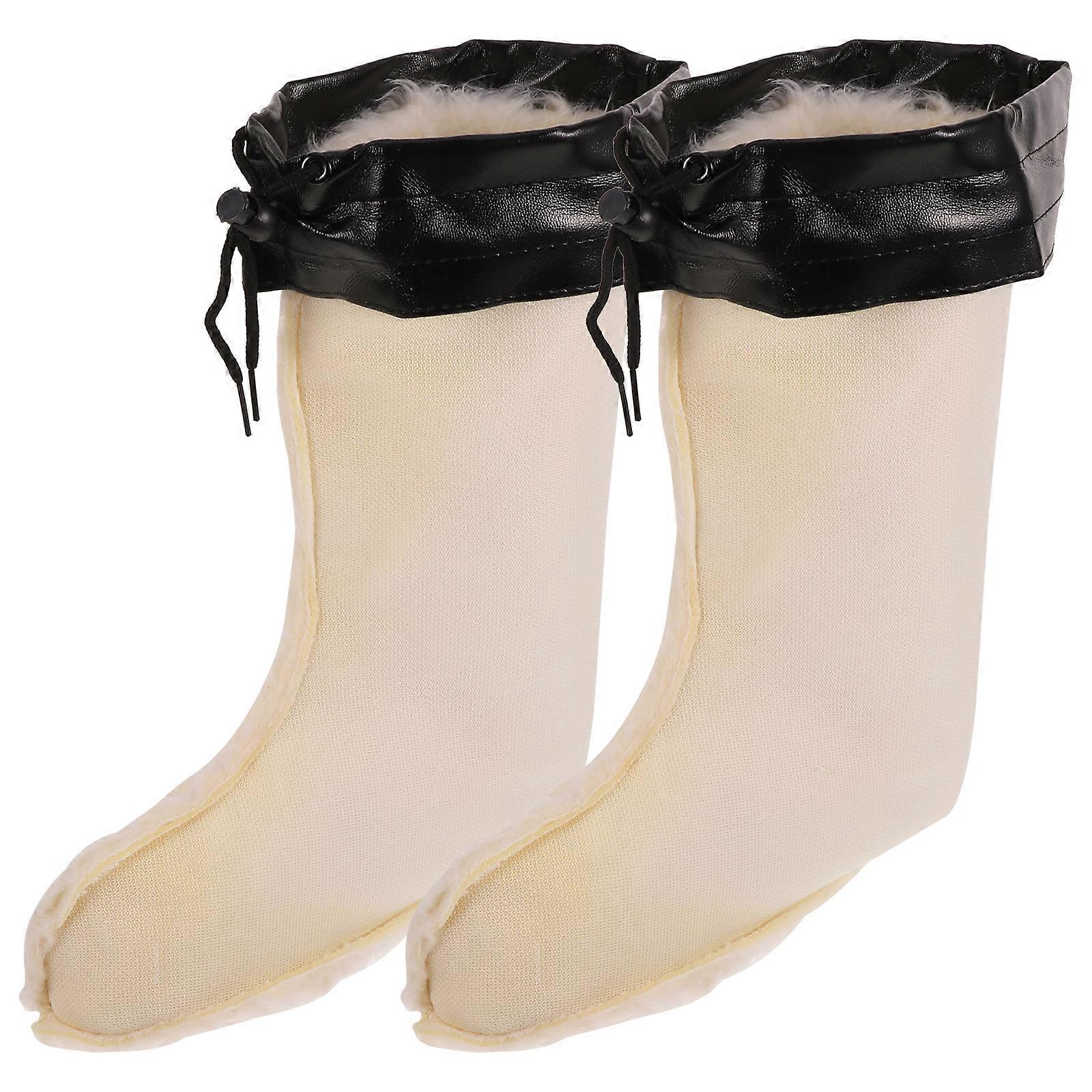 Thick Boot Lining Covers For Rainy Days Warm Keeping Boot Liners 1 Pair Suitable For Teens And Adults