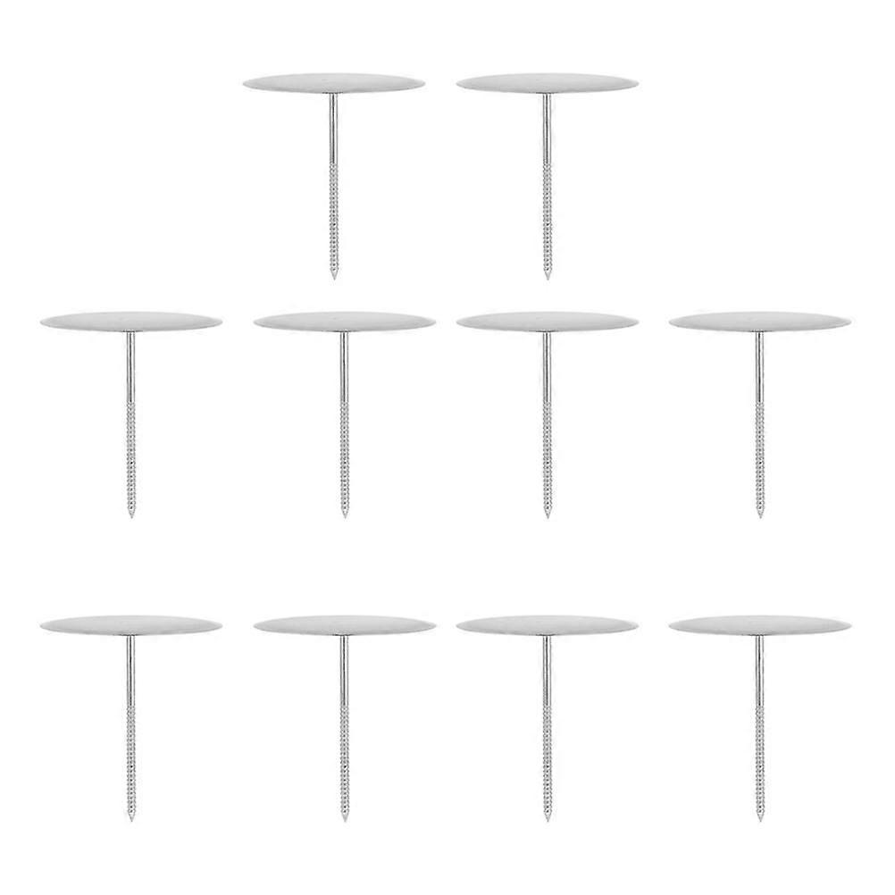 Stainless Steel Cake Flower Nails Silver for Baking Use 20Pcs Set