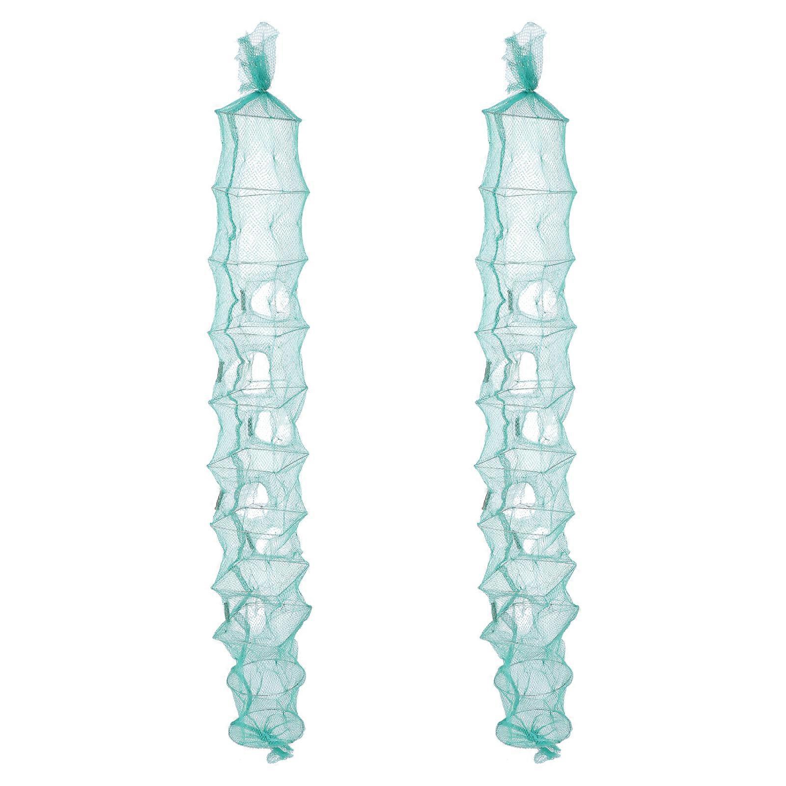 Foldable Crawfish Trap for Fishing Use 2Pcs Multi-Function Lobster Traps