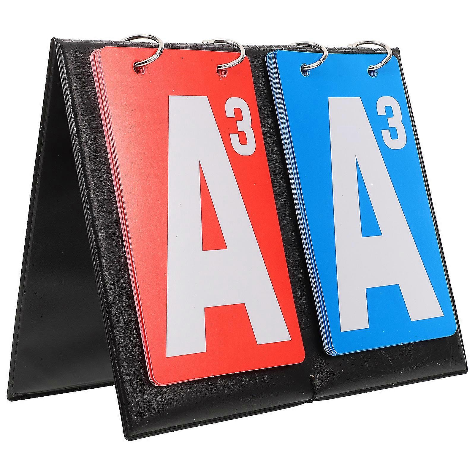 Tabletop Desk Flipper Scoreboard for 3Pcs Soccer Basketball Games