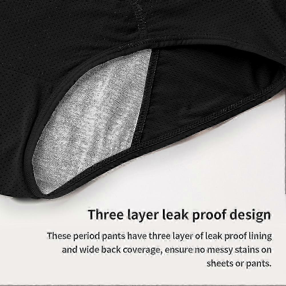 3pcs Women Extra Protection Solid Heavy Flow Leak Proof Menstrual 2025