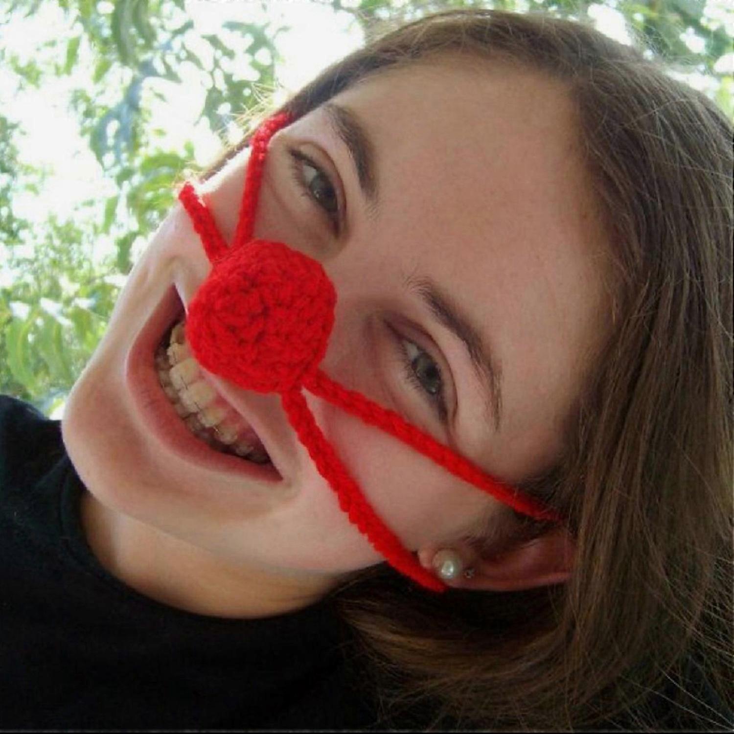Handmades Woolen Nose Protector Windproof Soft Nose Protector for Cold Weather