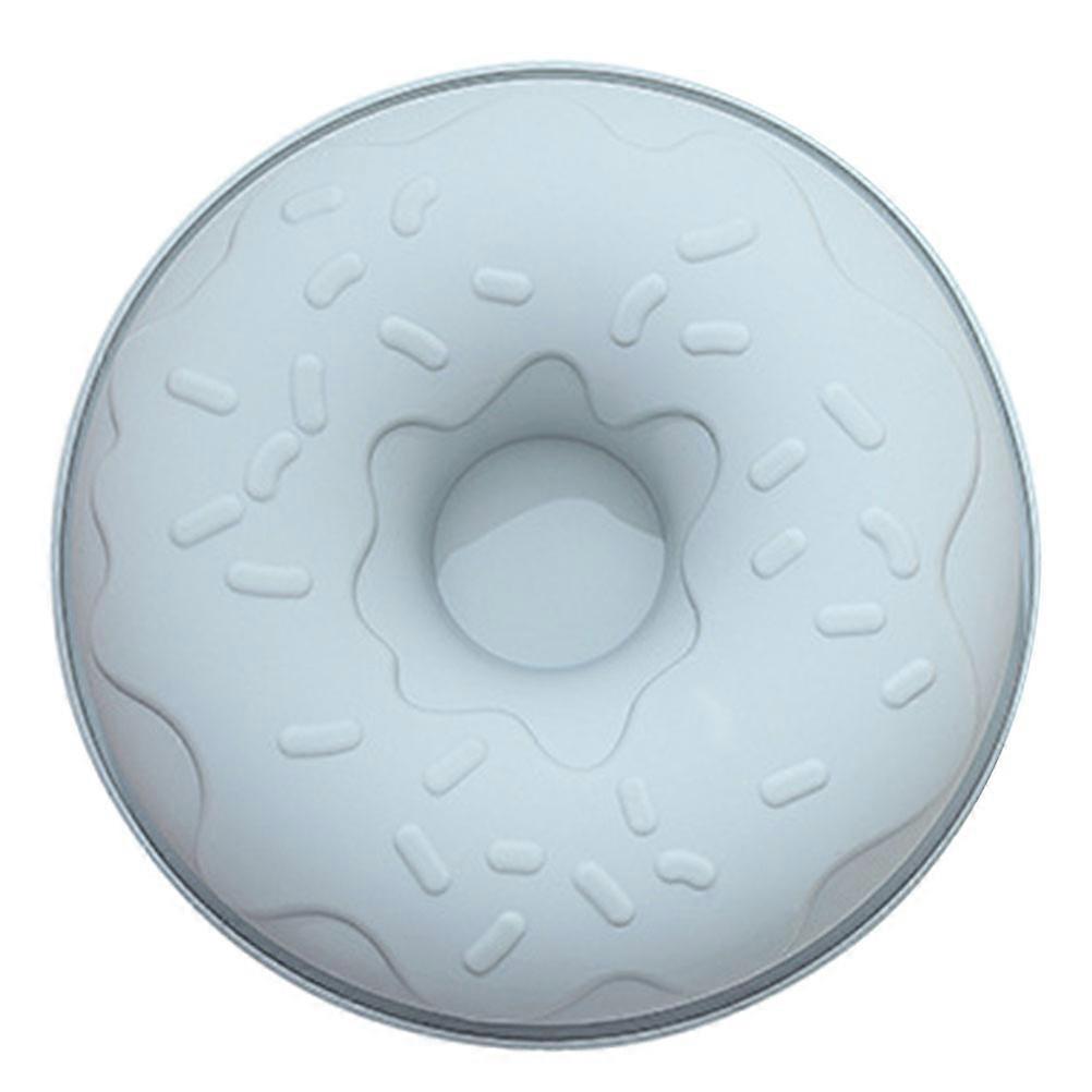 Creative DIY Doughnut Mold for Baking 2Pcs Silicone Donut Mould Blue