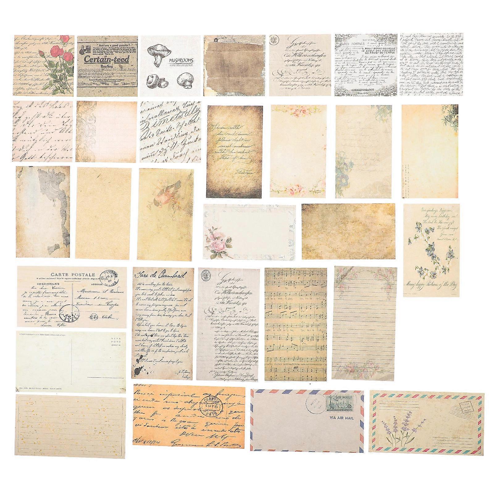 Handmade Hand Account Collage Materials for Decor 60Pcs Scrapbook Papers