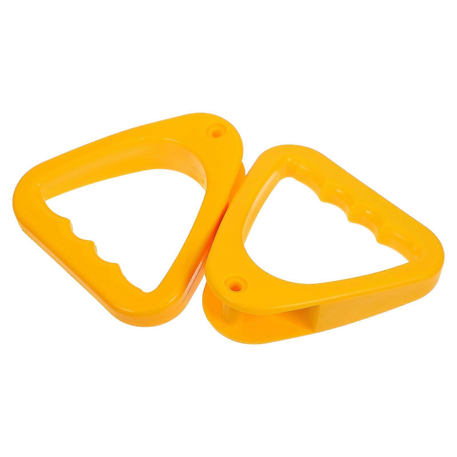 Plastic Car Door Handle for Elderly Assist 10Pcs Yellow Set