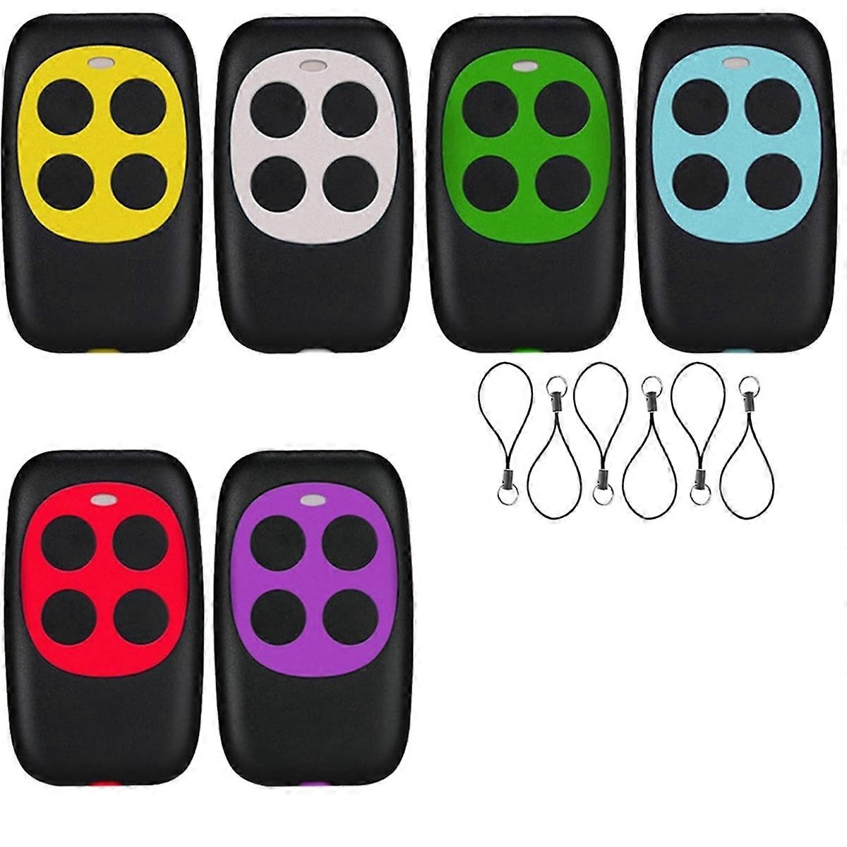 Garage Door Opener Remote Control Universal 433.92 MHz 6pcs