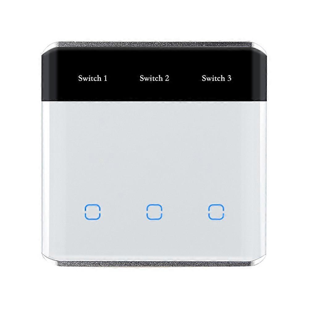 TUYA Smart ZigBee 3.0 Wireless Touch Switch EU Plug Black and White