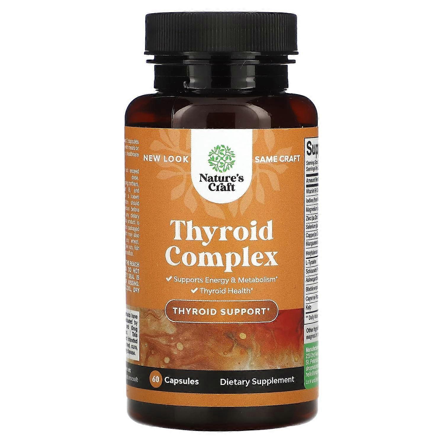 Natures Craft, Thyroid Complex , 60 Capsules