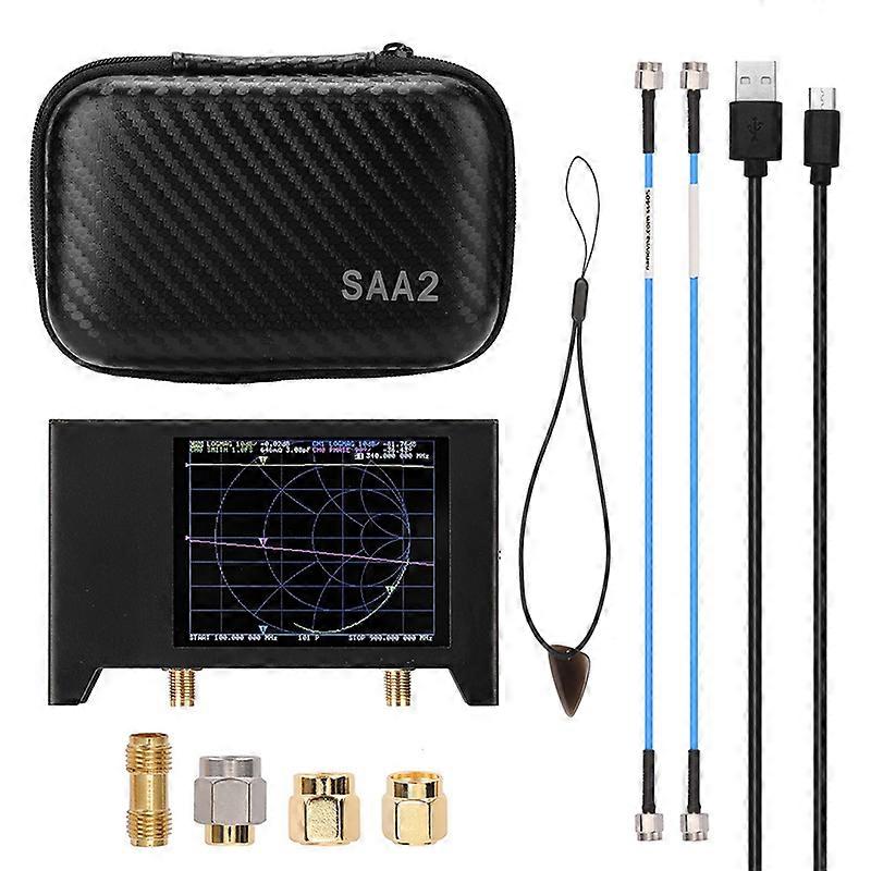 NanoVNA V2 2.8 Inch TFT Touch Screen 3G Vector Network Analyzer SAA2 Shortwave Antenna Analyzer HF VHF Network Analyzer