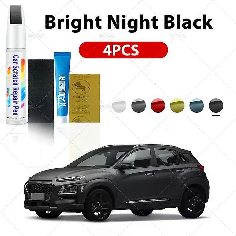 Lot de 2 stylos de retouche peinture OS SX2 pour Hyundai Kona 2017-2025, efface-rayures, accessoires auto (noir, blanc, bleu, gris, rouge).
