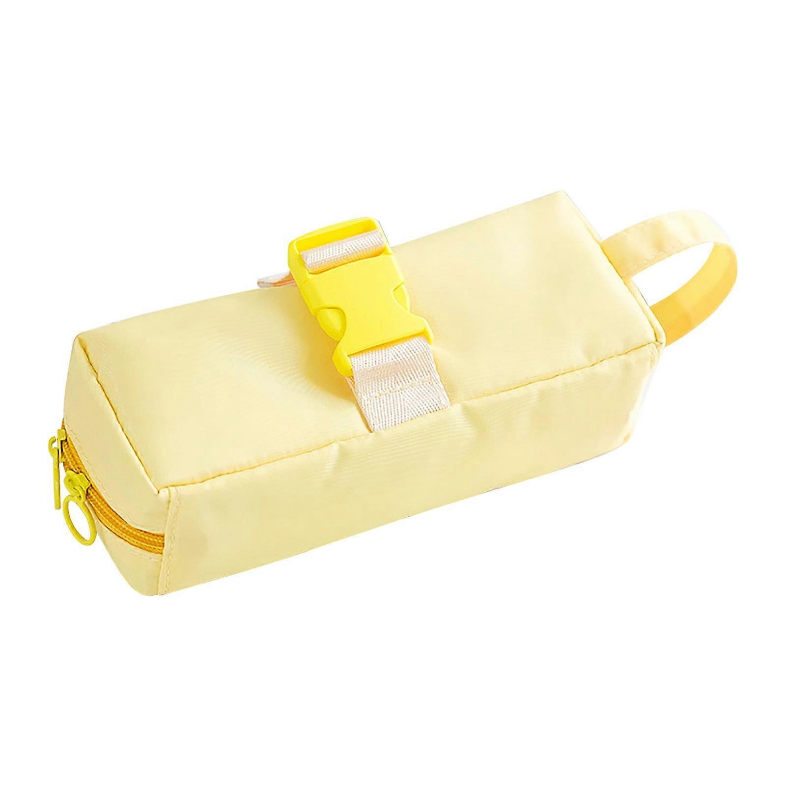 ZKCCNUK Large-Capacity Pencil Case with High-Value Buckle, Separate Stationery Box, Portable School Supplies for Students