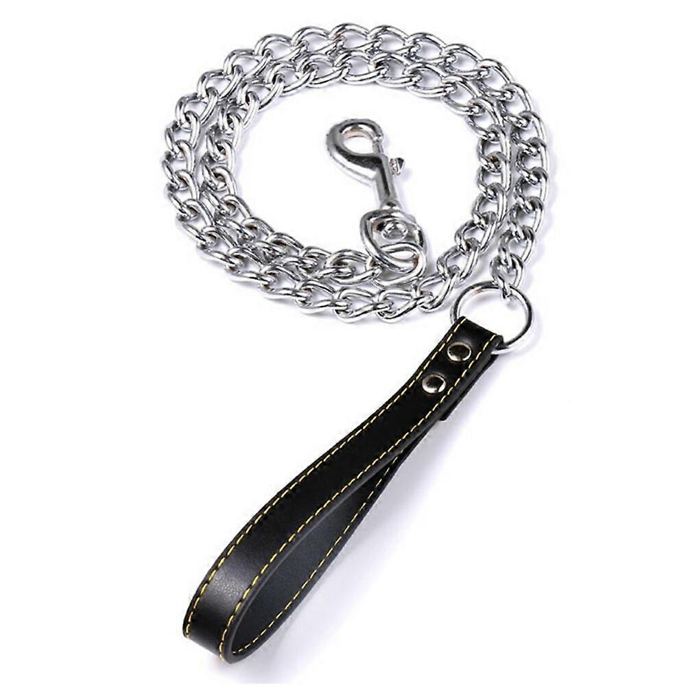 Extra Strong Dog Walking Training Chain Pet Leash Padded Handle