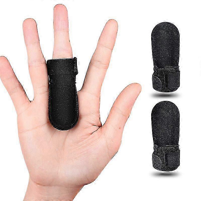 3 Pack Trigger Finger Splint - Support Brace For Middle, Ring, Index, Thumb And Pinky - Straightening Curved, Bent, Locked And Stenosing Tenosynovitis