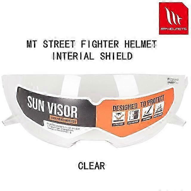 Exquisite MT helmet Streetfighter internal sunglass lens replacement shield 5 color available