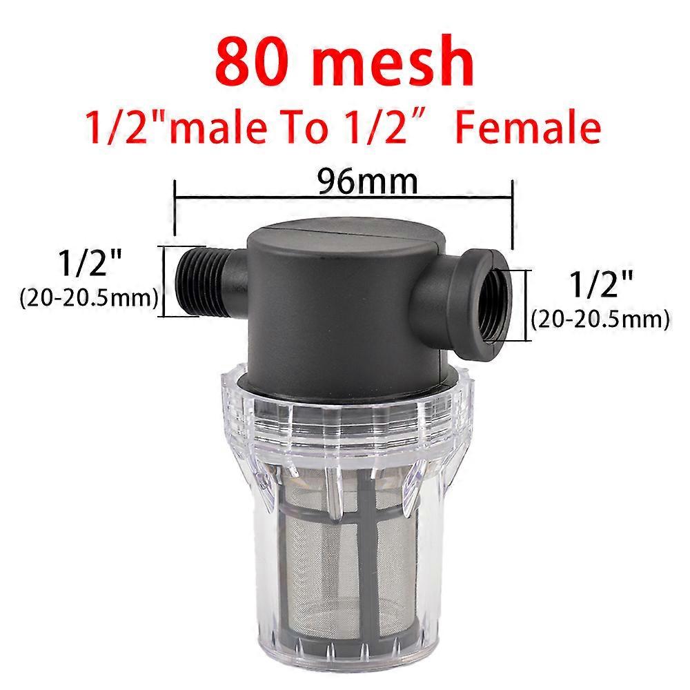 IBC Tank Adapter for S60 Ton Barrel - Garden Irrigation Aquarium Pump Strainer, 80/200 Mesh Filter, Metal Valve Faucet Connector