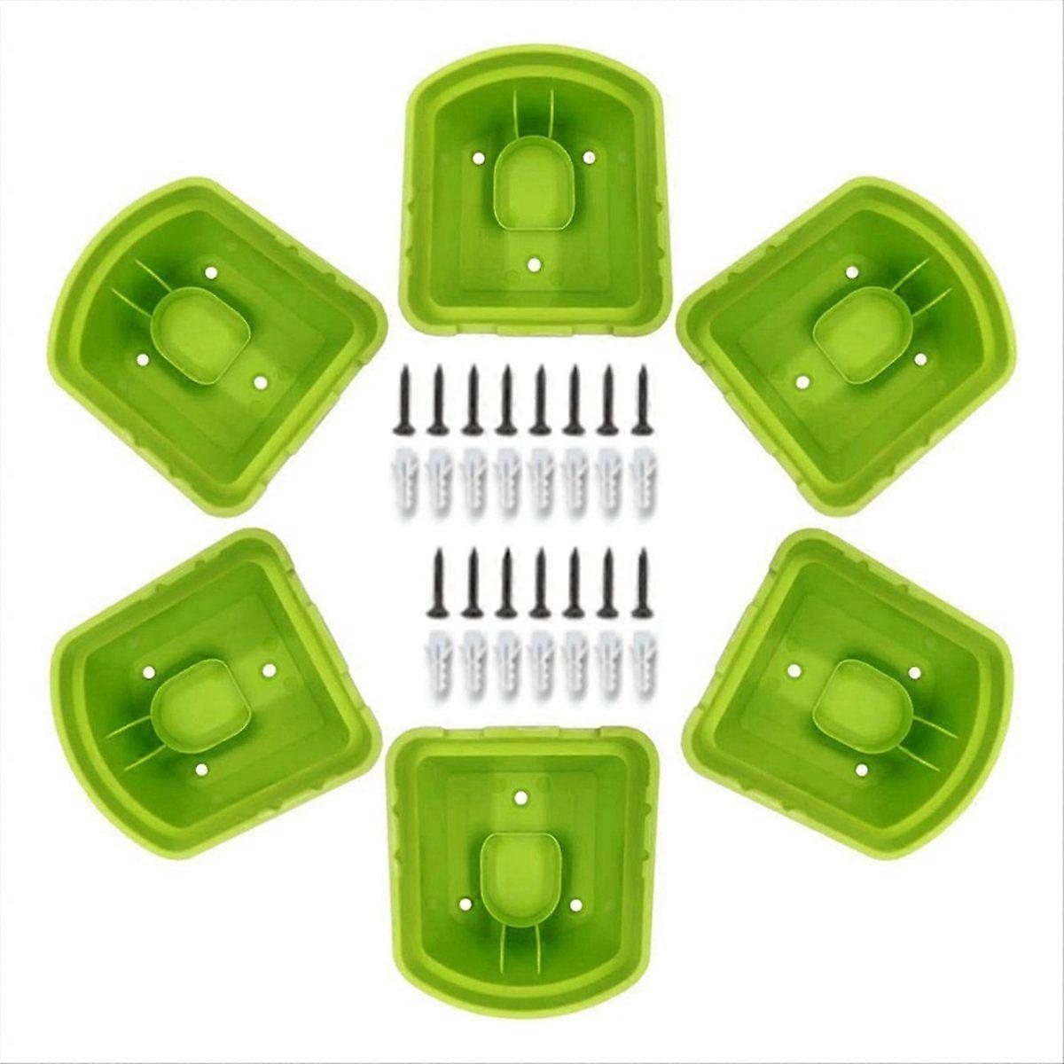 6Pcs Battery Holder for 18V Wall Mounted Battery Mounts