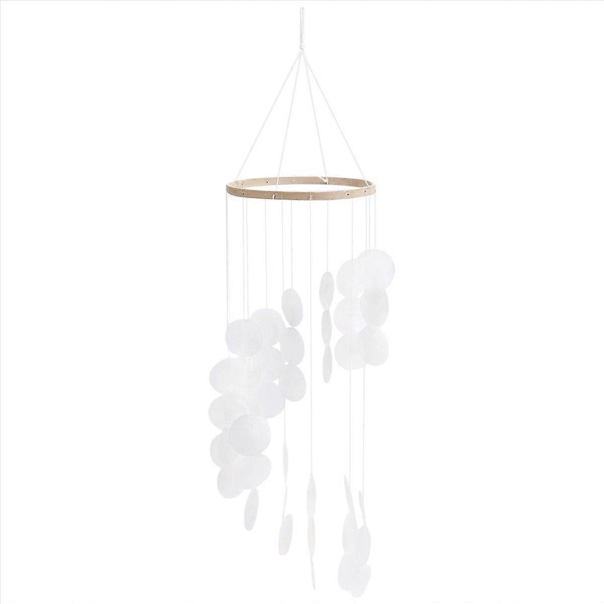 Natural Shell Wind Chimes Dream Catcher Craft Decoration White