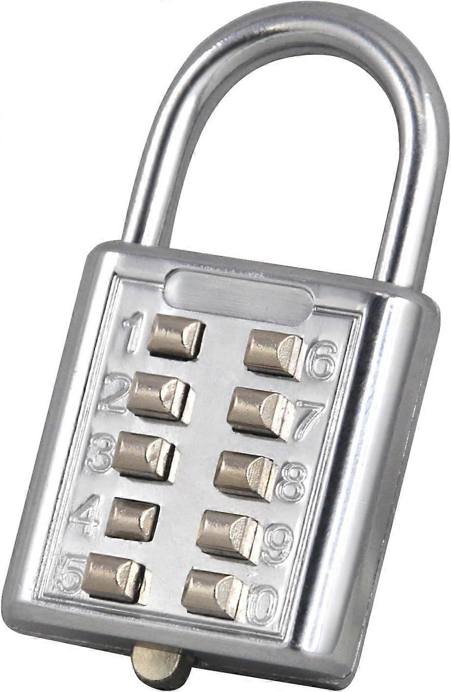 10-Digit Combination Padlock 40 mm
