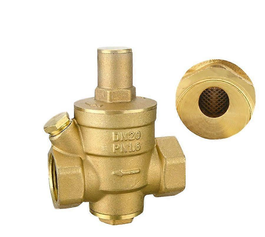 Adjustable Water Pressure Reducer Dn20, Brass Regulator (dn20)