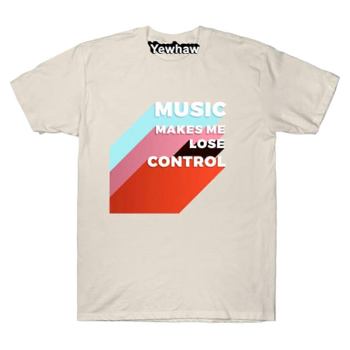 Tričko s nápisom Hudba ma núti strácať kontrolu