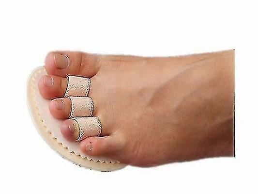 Toe Splint [pair] - Hammer Toe Straightener - Joint Realign Cushion Brace Compatible With Claw, Curled, Crooked Toe - Metatarsal Support Loop