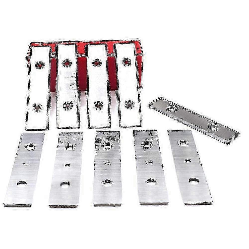 10Pcs Tungsten Carbide Scraper 50X12X1.5MM Double Edged Heavy Duty Scraper Replacement Blades for P f54 New-Arrival