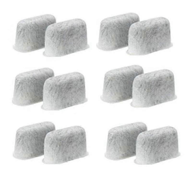 12 Pack Replacement Charcoal Water Filters for ALL Coffee Makers, DCC-RWF