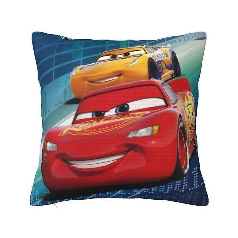 c265高級漫画ピクサー車のクッションカバー45x45cmベルベットポリエステルスロー枕カバーソファチェアデコレーション寝具枕カバーkjs265