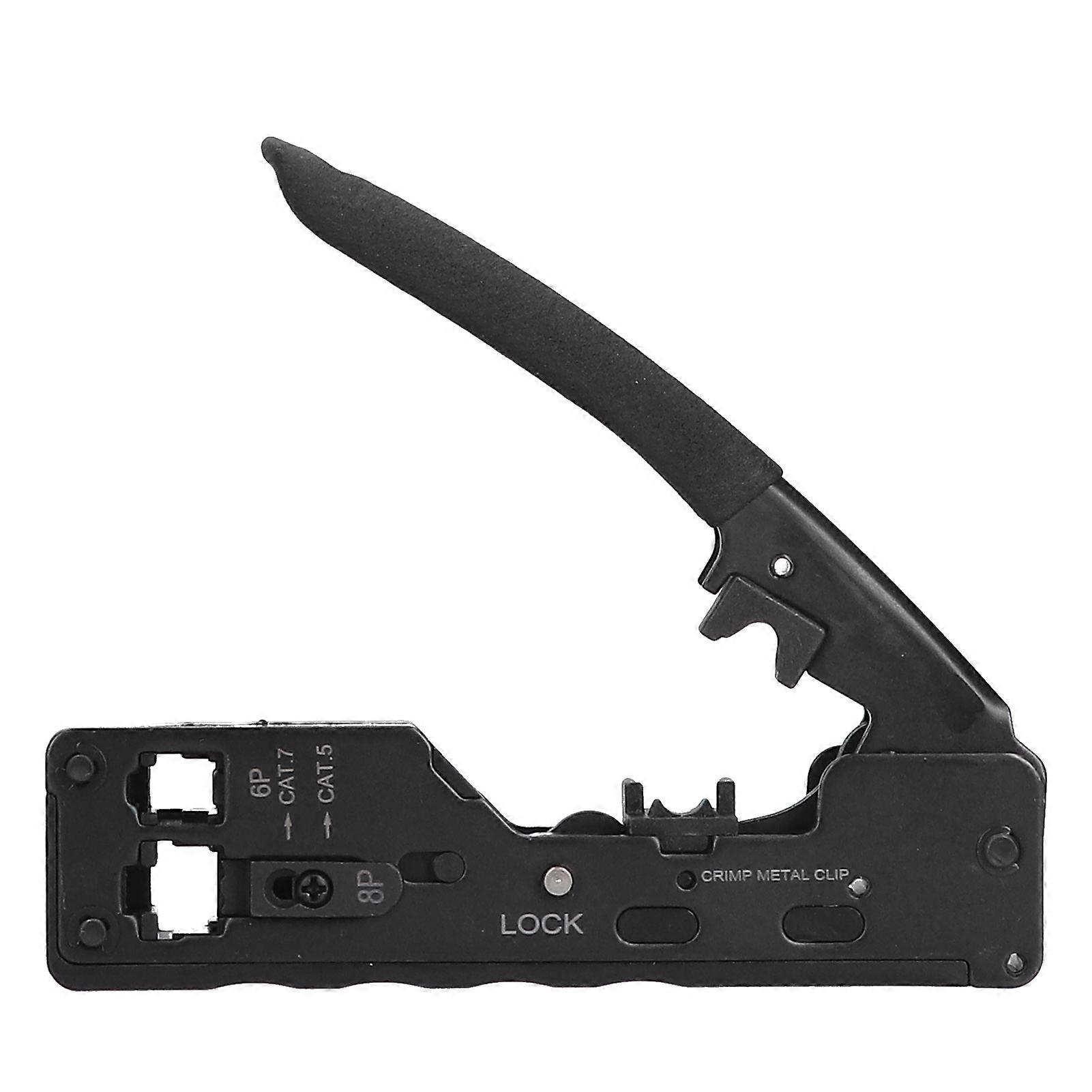 RJ45 Crimper Tool for Any Brand - Network Connector for Cat5e Cat6 8P8C Ethernet Cable