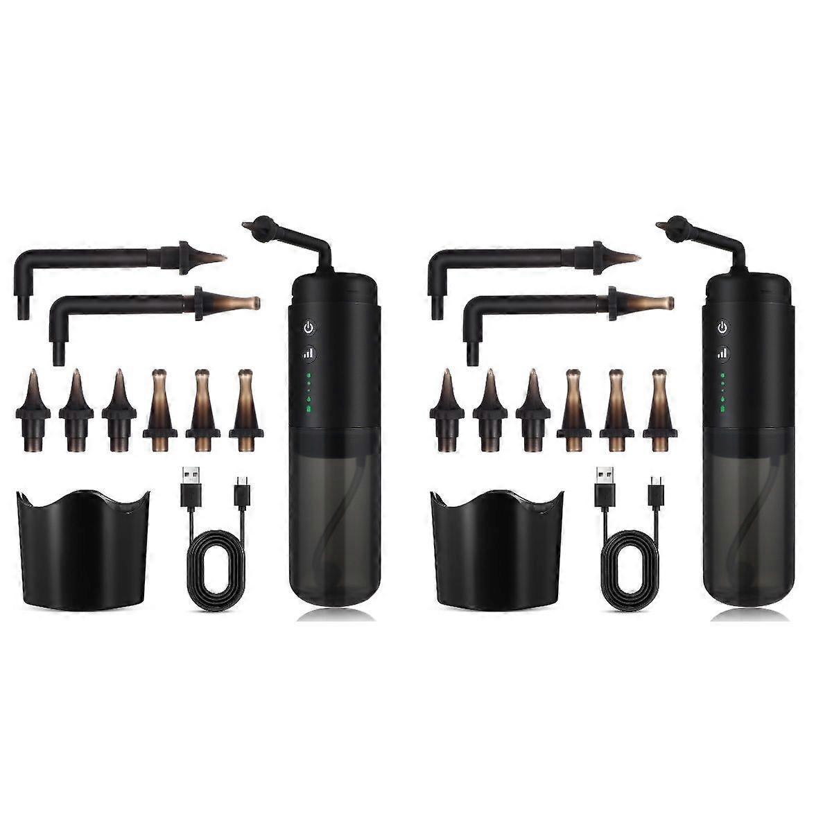 2pcs Automatic Electric Ear Cleaner Spray Earwax Intelligent Ear Flushing Device