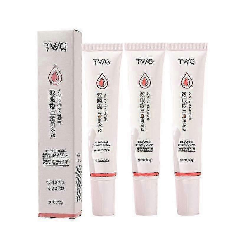 3Pcs Double Eyelid Styling Cream, Double Eyelid Shaping Cream Invisible Eyelid Cream