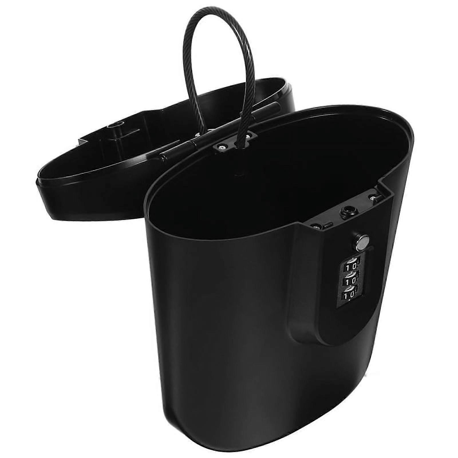 Portable Safe Lock Box Travel Mini Beach Security with Combination Waterproof Key