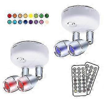 WirelSpotlight Battery Operated With Remote,light Angle Adjustable