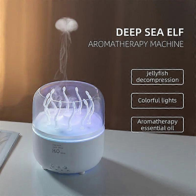 Aromatherapy Machine Deep Sea Elf Air Humidifier Ultrasonic Aromatherapy Diffusers Mist Maker Fragrance Essential Oil Aroma Diffuser