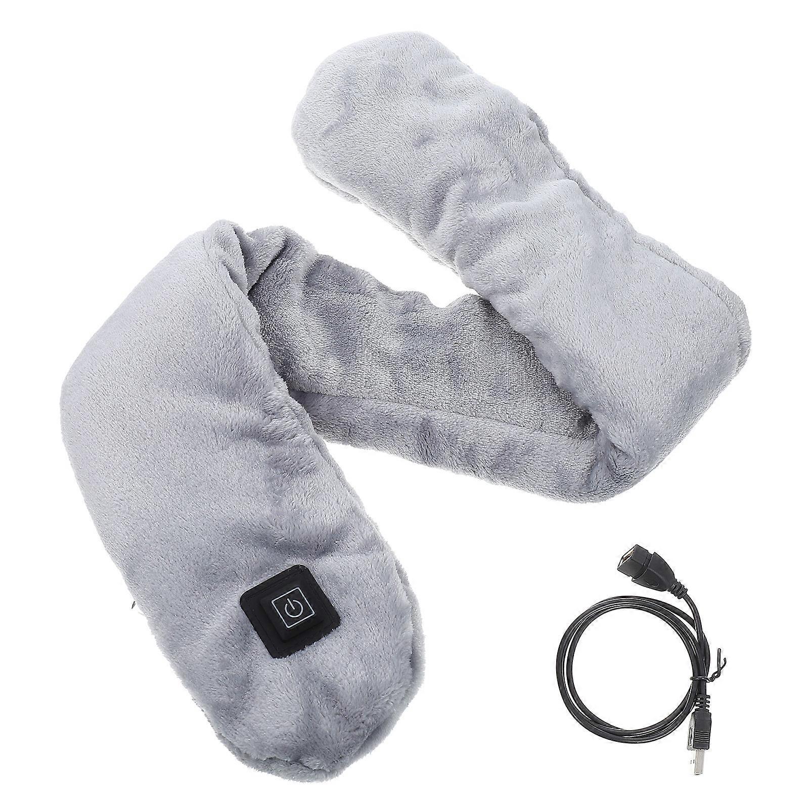 USB Heating Scarf for Outdoor Winter Use Neck Warmer