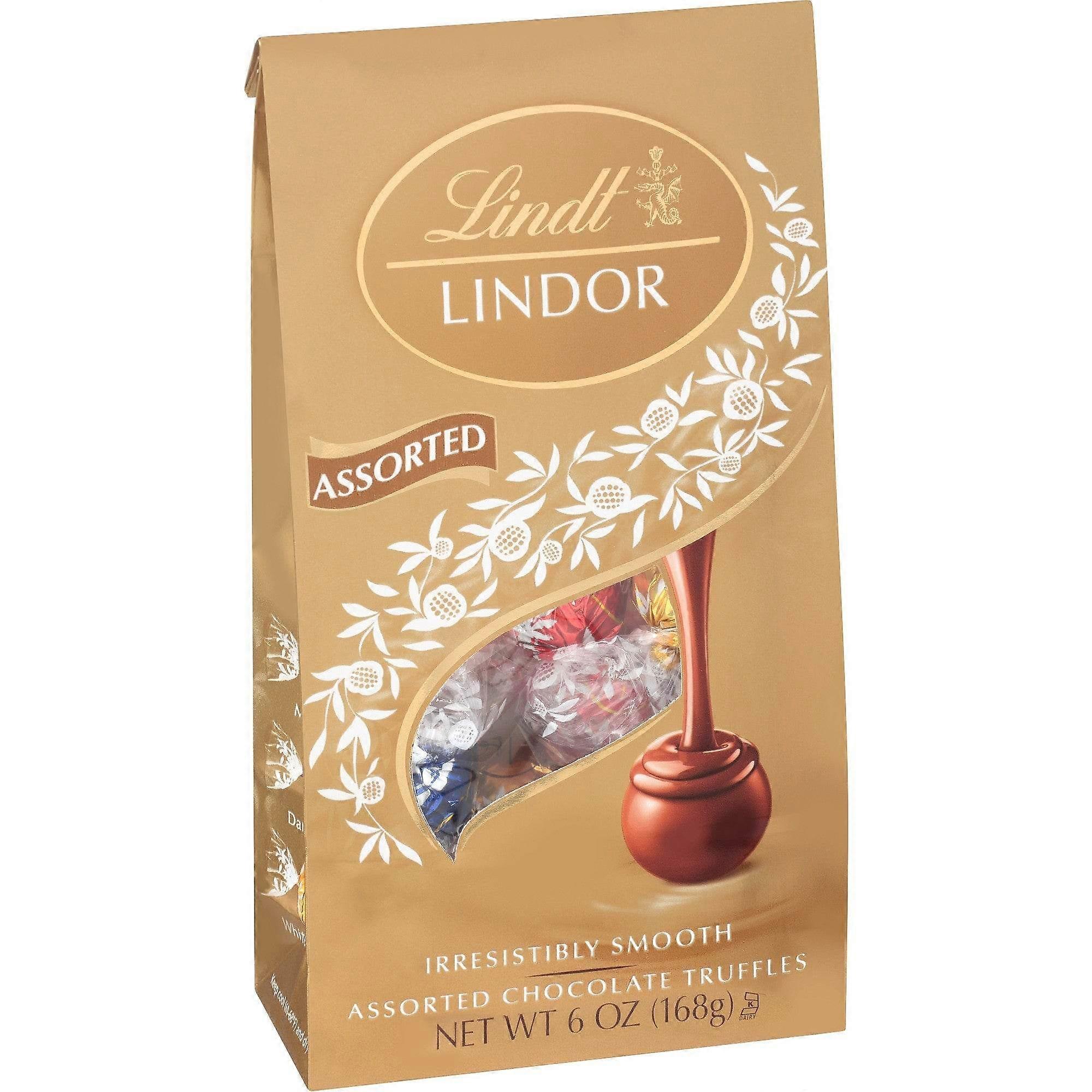 Lindt Lindor Assorted Chocolate Truffles, 6 Oz