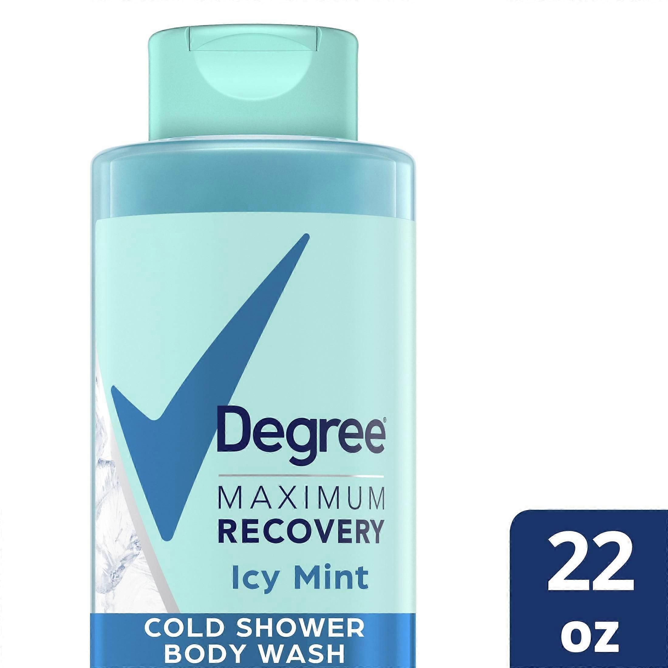 Degree Maximum Recovery Post-workout Body Wash & Soak, Icy Mint With Epsom Salt, 22 Oz