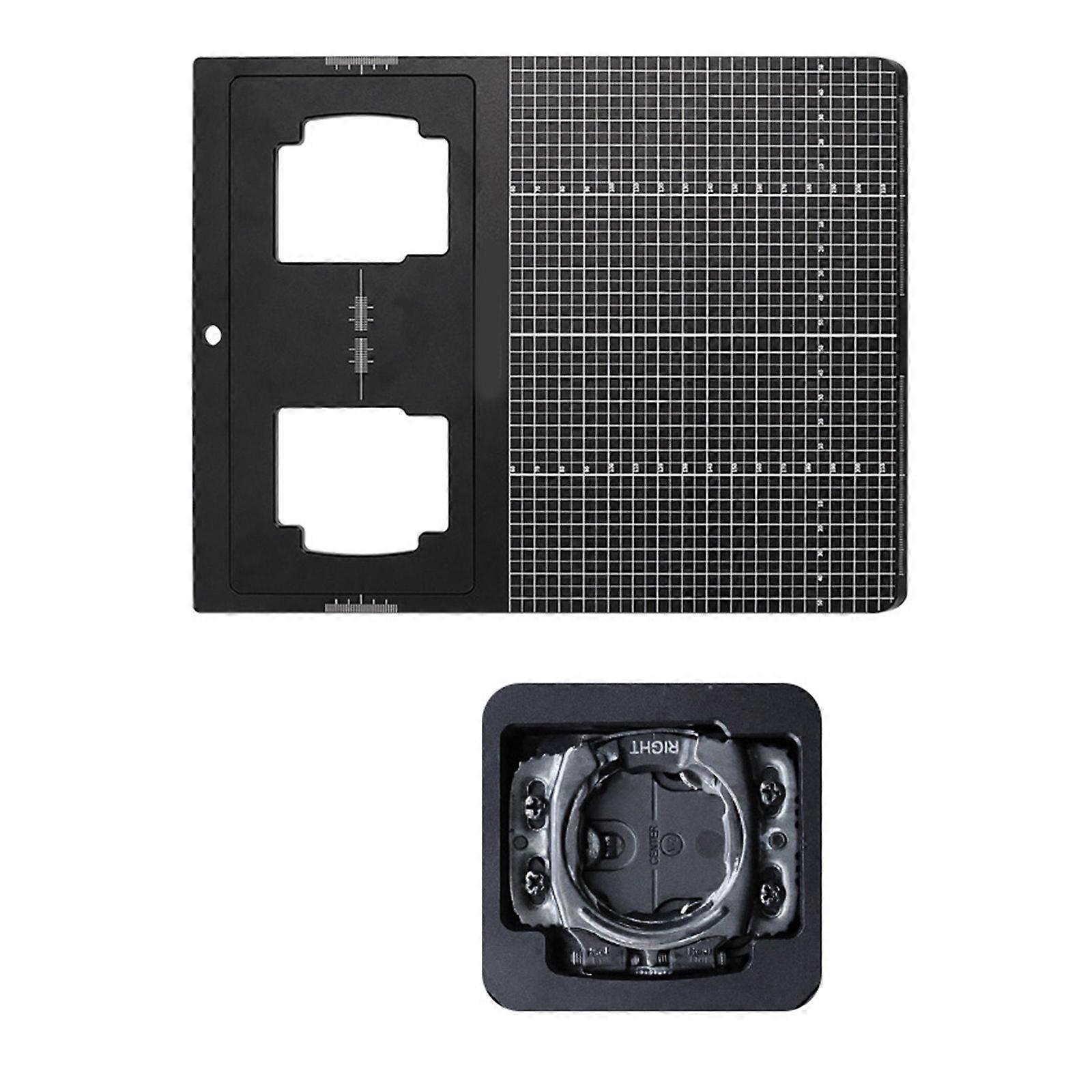 Cycling Cleats Alignment Tool Heat Resistant Up to 105℃ Ergonomic Double Sided Adjuster for Mountain Bike Multicolor